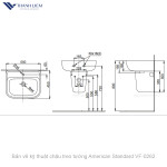 Chậu treo tường American Standard VF-0262