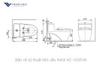 Bồn Cầu 1 Khối INAX AC-1035VN