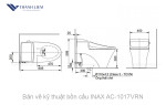 Bồn Cầu 1 Khối INAX AC-1017VRN 