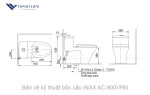 Bồn Cầu 1 Khối INAX AC-900VRN