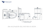 Bồn cầu 2 khối Inax AC-602VN