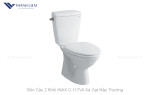 Bồn Cầu 2 Khối INAX C-117VA Xả Gạt Nắp Thường