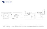 Chậu đặt bàn Lavabo Inax AL-S620V