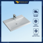 Chậu rửa đặt bàn dương vành Inax L-2397VFC