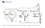 Chậu Rửa Đặt Bàn Lavabo Inax AL-445V