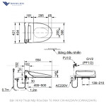 Nắp Rửa Điện Tử INAX CW-KA22AVN (CWKA22AVN)