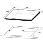 Bếp Từ đôi Hafele HC-I3732A 536.61.736 