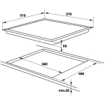 Bếp Từ 4 vùng nấu Hafele HC-I604D 535.02.040 