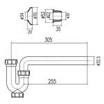 Ống thải Inax A-325PL