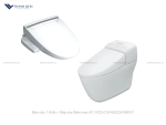 Bồn cầu 1 Khối Inax AC-1032 + Nắp rửa Điện CW-KB22AVN/BW1