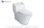 Bồn Cầu 1 Khối INAX AC-1008R + Nắp Rửa Cơ CW-S32VN