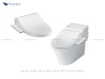Bồn cầu 1 Khối Inax AC-1017R + Nắp rửa Điện CW-H18VN