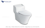 Bồn Cầu 1 Khối INAX AC-1017R + Nắp Rửa Cơ CW-S32VN