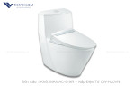 Bồn Cầu 1 Khối INAX AC-919R + Nắp Điện Tử CW-H20VN