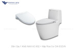 Bồn Cầu 1 Khối INAX AC-902 + Nắp Rửa Cơ CW-S32VN