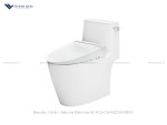 Bồn cầu 1 Khối Inax AC-912 + Nắp rửa Điện CW-KB22AVN/BW1