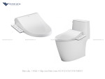 Bồn cầu 1 Khối Inax AC-912 + Nắp rửa Điện CW-H18VN