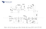 Sen tắm Nhiệt độ Inax BFV-3413T-8C