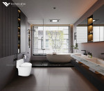 Bồn Cầu 1 Khối INAX AC-912 + Nắp rửa Cơ CW-S15VN