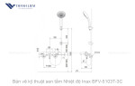 Sen tắm Nhiệt độ Inax BFV-5103T-3C