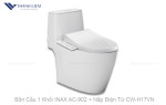Bồn Cầu 1 Khối INAX AC-902 + Nắp Điện Tử CW-H17VN