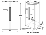 Tủ Lạnh Side By Side Hafele HF-SBSIB 539.16.230