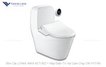 Bồn Cầu 2 Khối INAX ACT-832 + Nắp Điện Tử Xả Cảm Ứng CW-H17VN