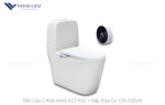 Bồn Cầu 2 Khối INAX ACT-832 Xả Tự Động + Nắp Rửa Cơ CW-S32VN