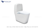 Bồn Cầu 2 Khối INAX AC-832 + Nắp Rửa Cơ CW-S32VN
