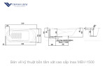 Bồn tắm xây Inax MBV-1500