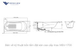 Bồn tắm đặt sàn Inax MBV-1700