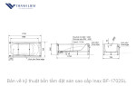 Bồn tắm đặt sàn Inax FBV-1702SL