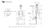 Bồn Tiểu Nam Inax AU-431VAC