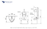 Bồn Tiểu Nam Inax U-431VR