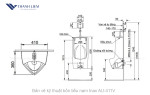 Bồn Tiểu Nam Inax AU-411V