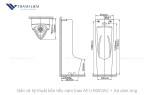 Bồn tiểu nam Inax AFU-600VAC