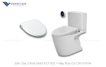 Bồn cầu 2 khối INAX ACT-602 + Nắp rửa Cơ CW-S15VN