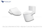 Bồn Cầu 2 Khối INAX AC-602 + Nắp Điện Tử CW-H17VN
