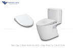 Bồn Cầu 2 Khối INAX AC-602 + Nắp Rửa Cơ CW-S15VN