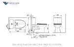 Bồn cầu 2 khối Inax AC-514VWN