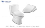 Bồn Cầu INAX C-514A + Nắp Điện Tử CW-H18VN