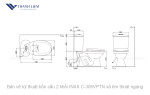 Bồn Cầu 2 Khối INAX C-306VPTN Nắp Êm Thoát Ngang