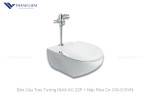 Bồn cầu treo tường INAX AC-22P + Nắp Rửa Cơ CW-S15VN