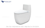 Bồn Cầu 1 Khối INAX AC-1052 + Nắp Rửa Cơ CW-S32VN