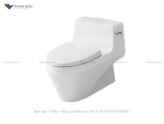 Bồn cầu 1 Khối Inax AC-1135 + Nắp rửa Điện CW-H18VN