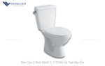 Bồn Cầu 2 Khối INAX C-117VAN Xả Gạt Nắp Êm