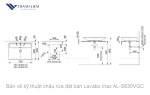 Chậu rửa đặt bàn Lavabo Inax AL-S630VGC