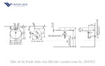 Chậu rửa đặt bàn Lavabo Inax AL-294VEC