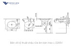 Chậu rửa âm bàn Inax L-2293V