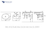 Chậu rửa âm bàn Inax AL-2293V